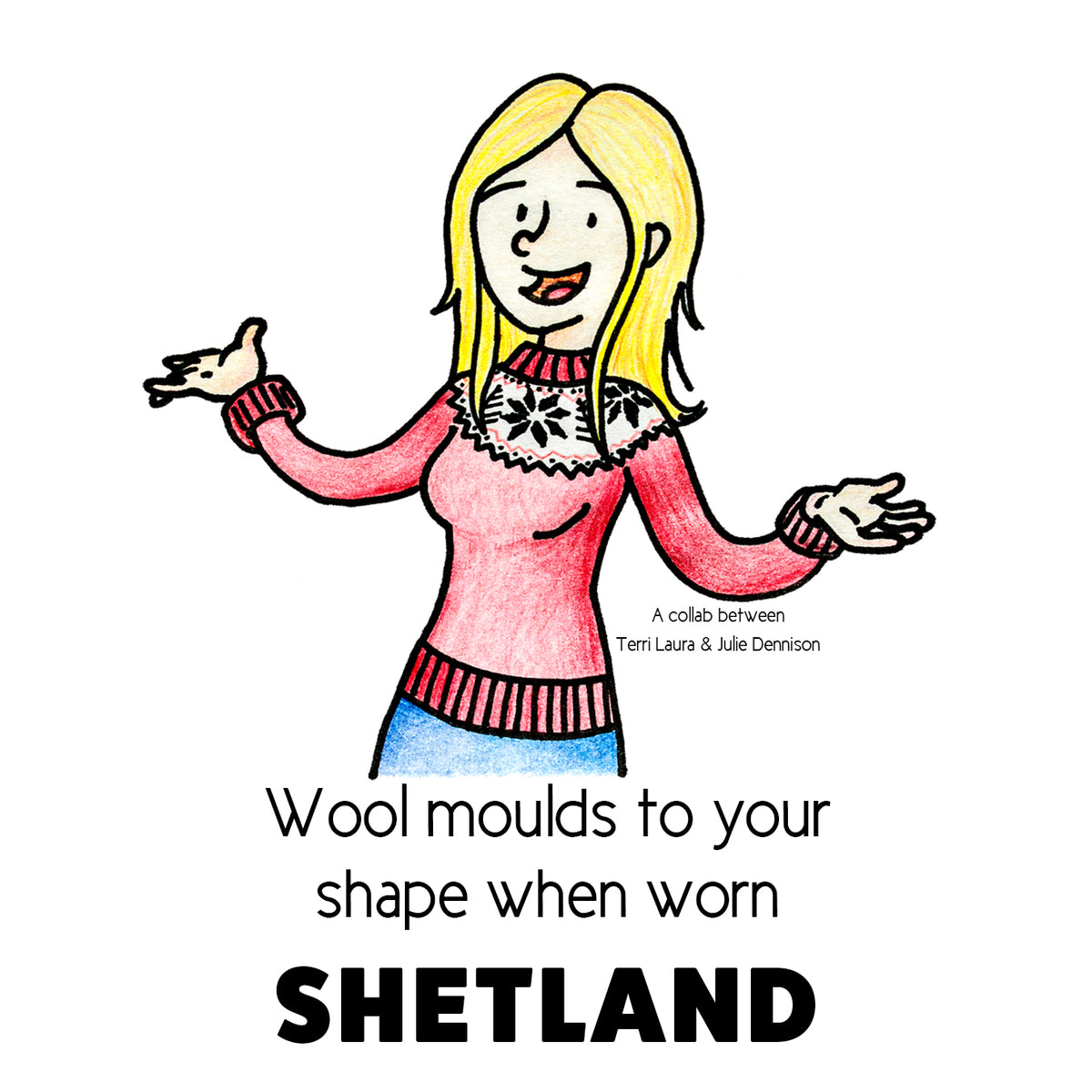 Small Tea Towel - The Amazing Benefits of Wool