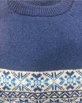 Sapphire Jumper (Centre Stripe)