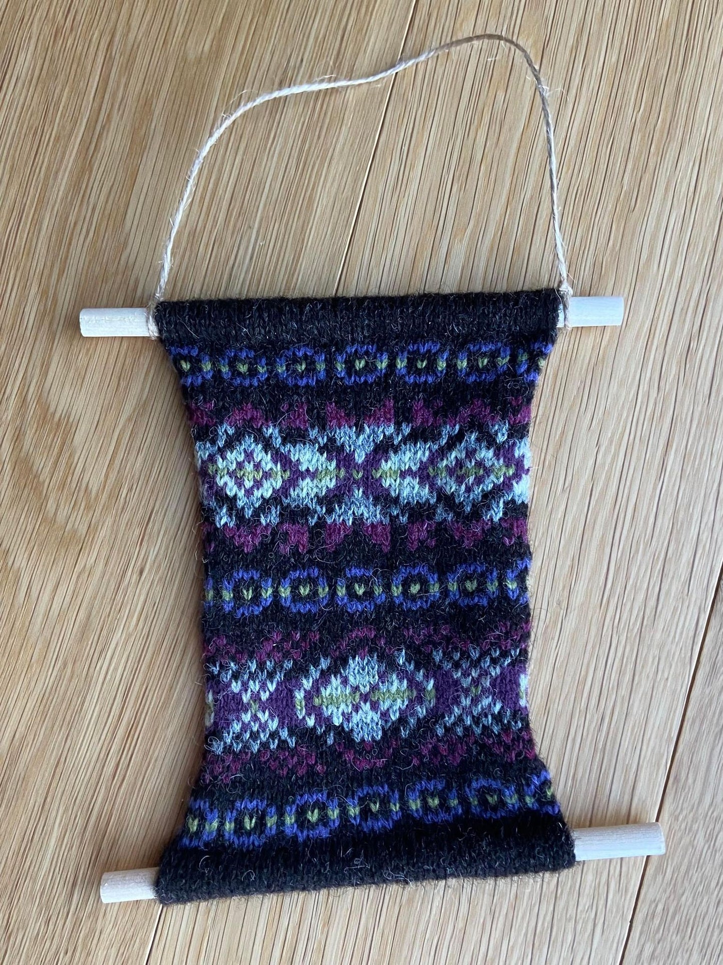 Fair Isle Wall Hanging