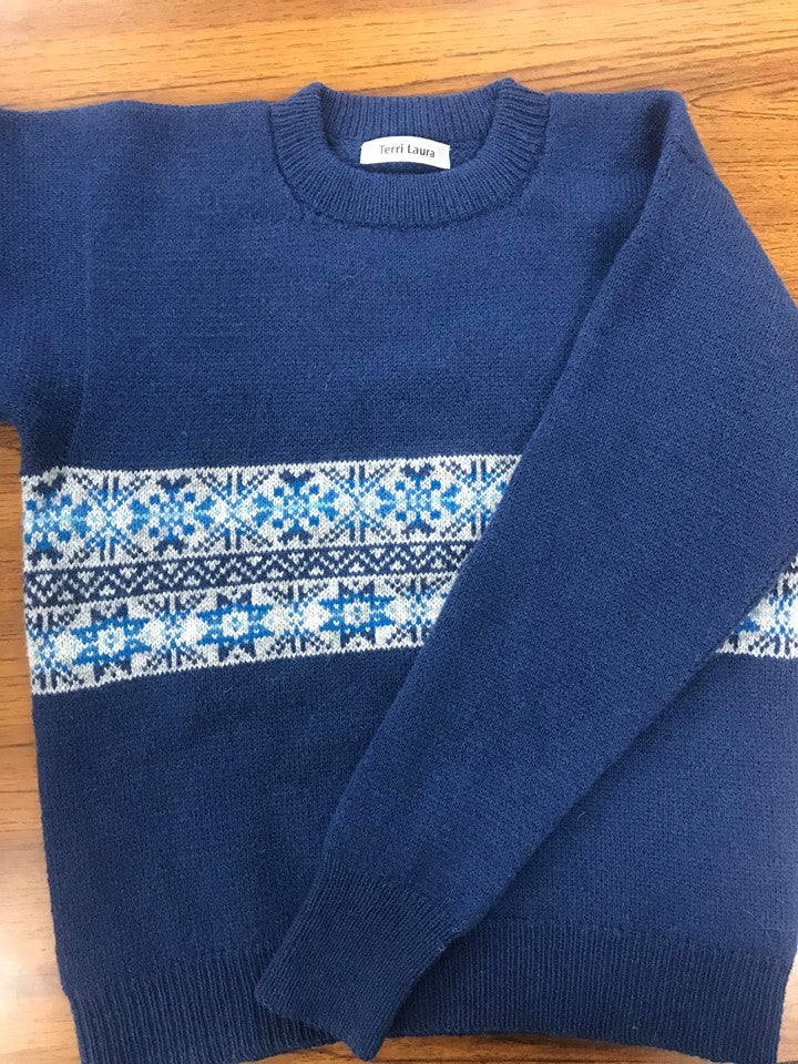 Sapphire Jumper (Centre Stripe)